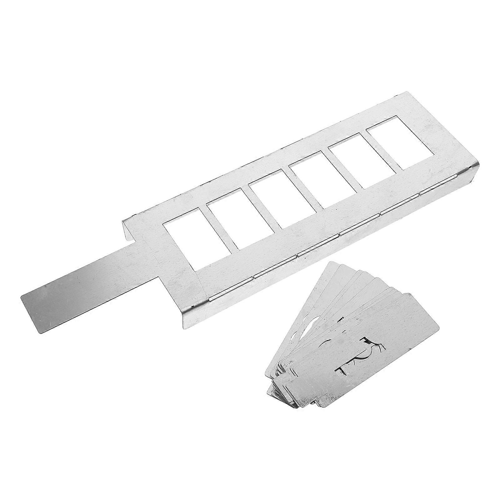 Large Number Stencil Mold For Businesses And Experienced Users 10.6X2.7X1.6in Silver Color Number Painting 2 Sets