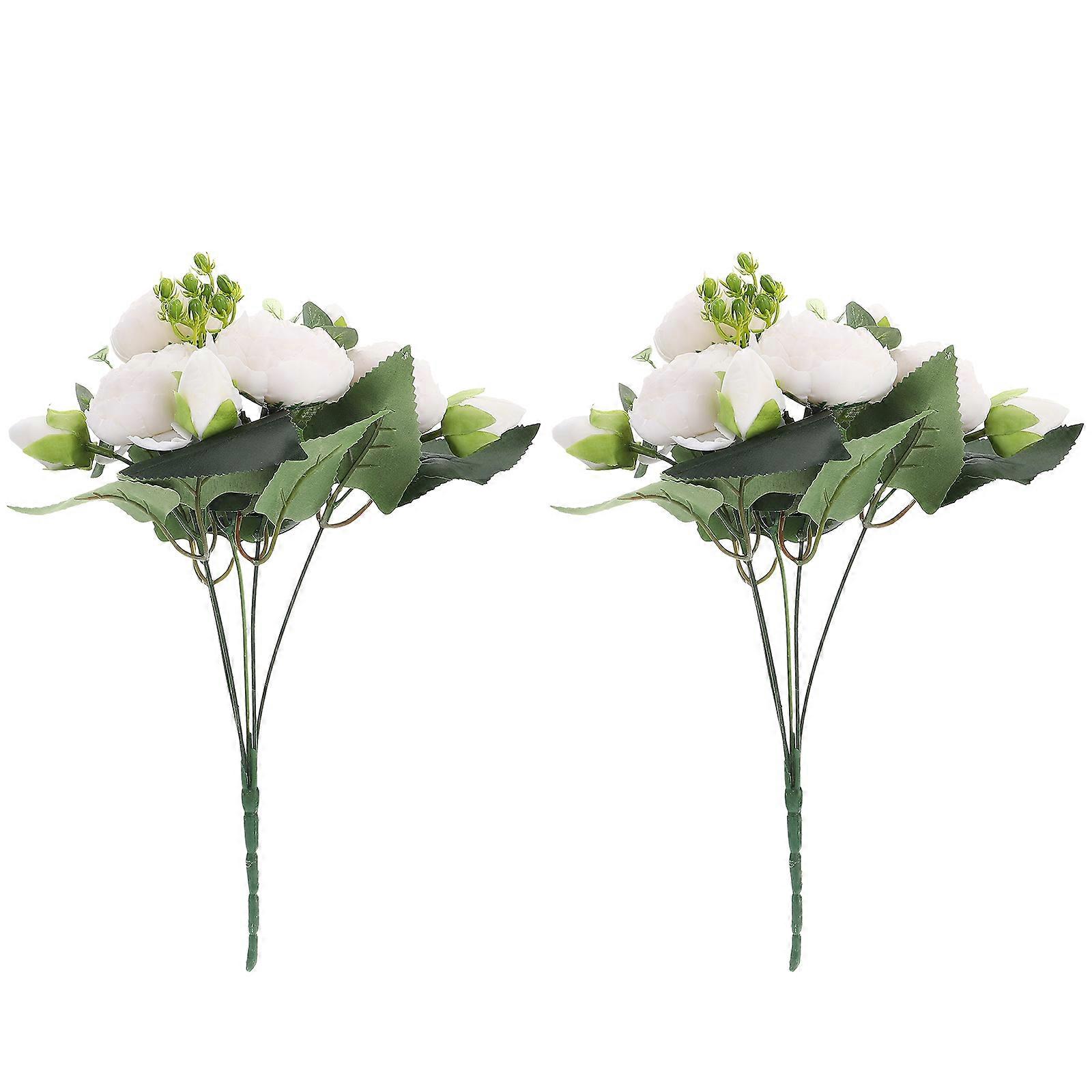 DIY Vase Arranging Material Artificial Peony for Event Decor 4 Bunches