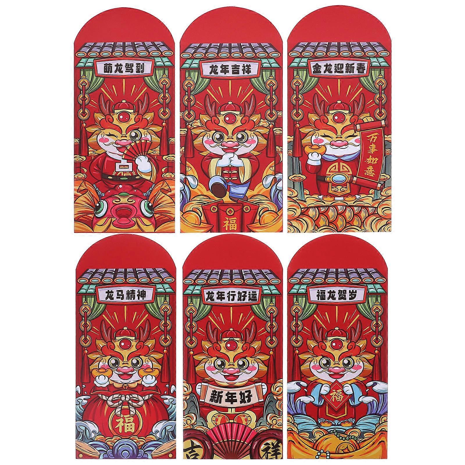 Festival Red Envelope for Storage 36Pcs Multi Color Paper Pack