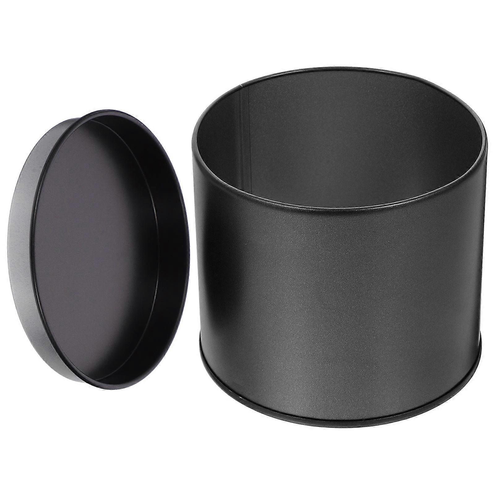 Matte Tinplate Tea Jar for Candy Storage Metal Tea Storage Can