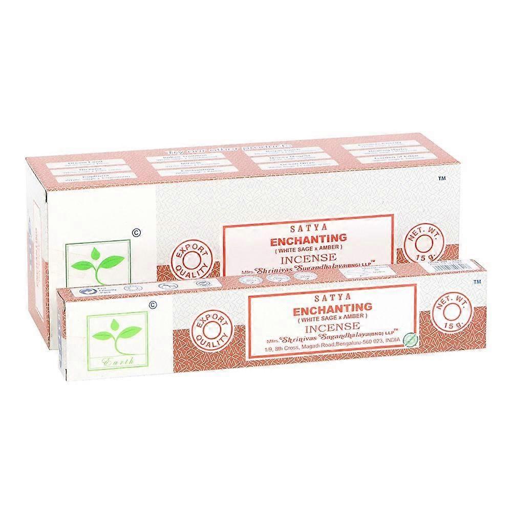 Satya Enchanting Earth Incense Sticks (Pack of 6)