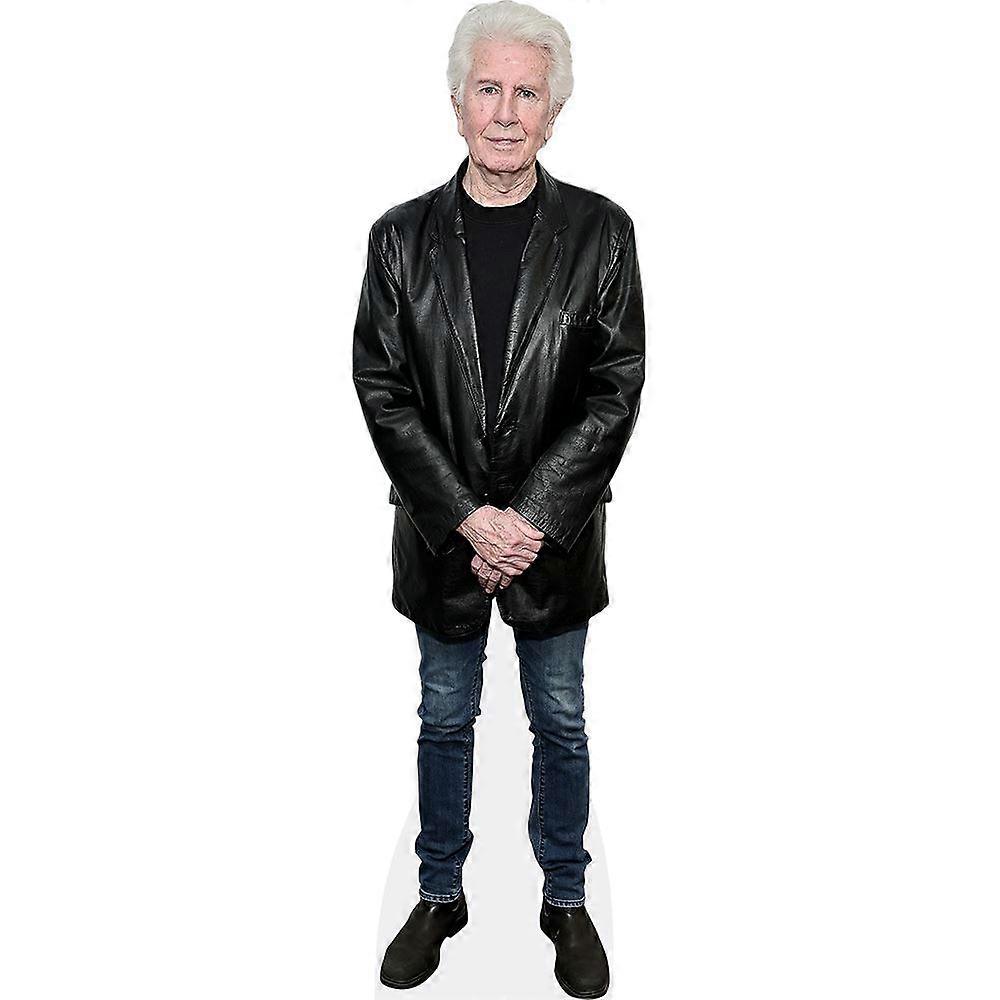Graham Nash (Jacket) Cardboard Cutout (lifesize OR mini size). Standee. Stand Up.
