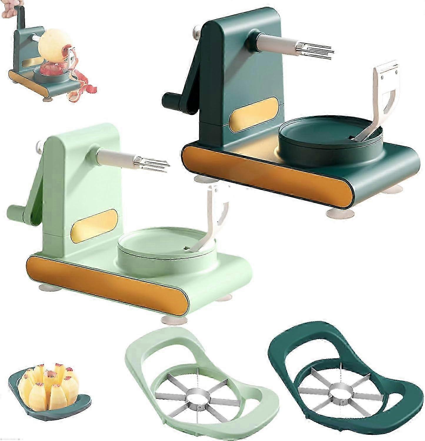 Apple Peeler, Multi-Function Fruit Peeler with Fruit Cutter, Hand Crank Fruit Peelers & Corers Set, Fruit Peeler Kitchen Tool