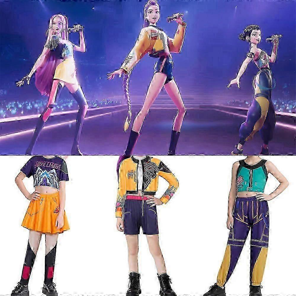 Kpop デーモンハンターズルミコスプレコスチュームミラゾーイハロウィンカーニバル衣装