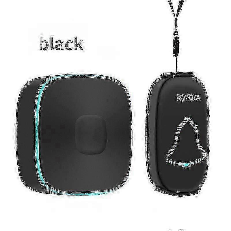 Wireless Bedside Alarm for Elderly & Patients - Emergency Call Button with Hanging Rope