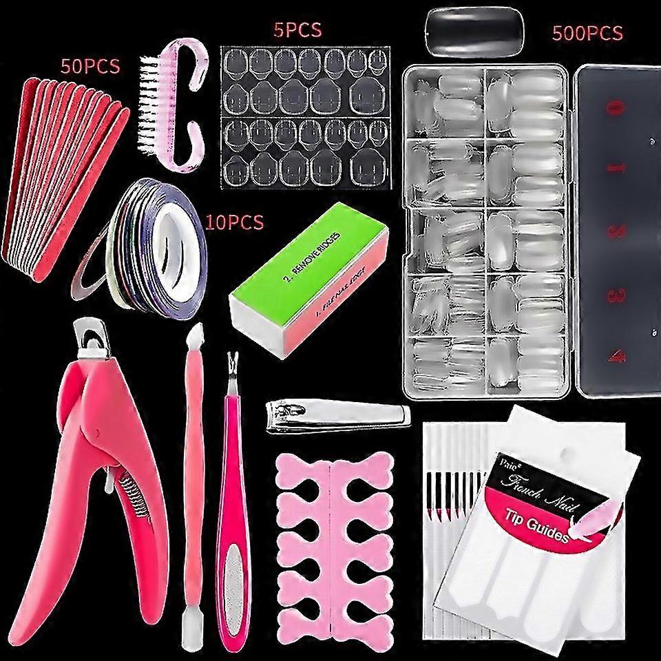For Manicure Tool Set Fingernails Word Cut Set Specification Transparent Full Post Large Set