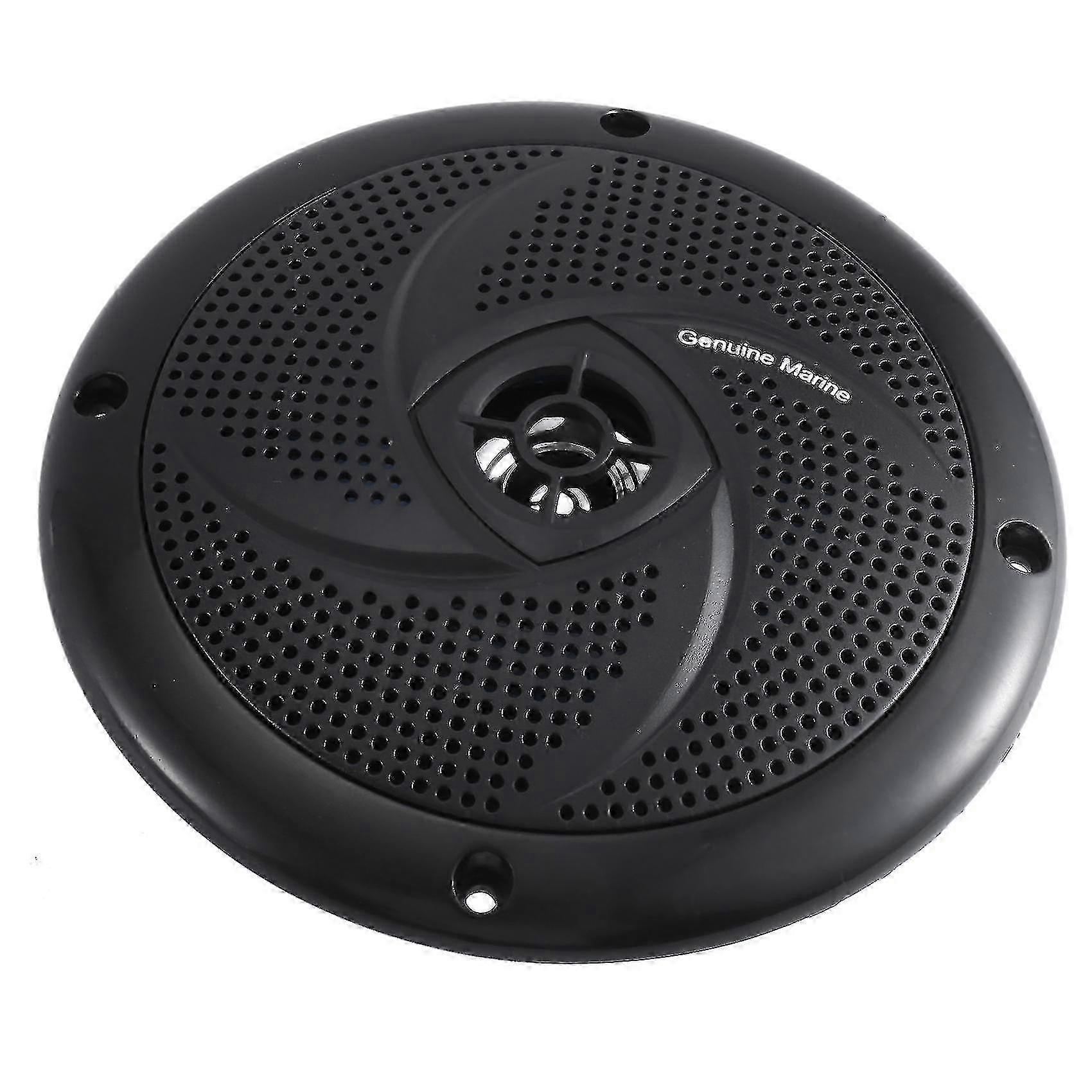 Black Yacht Waterproof Round Speaker System For Car Rv Boat Sound Speaker Horn 26s
