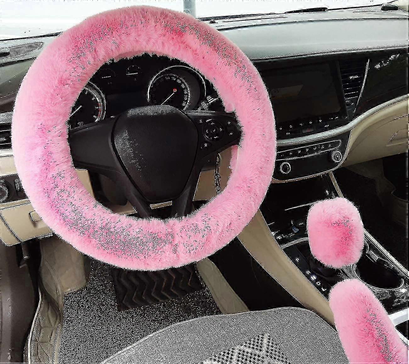 Rattskydd till fuzzy biltillbehör, 3 delar