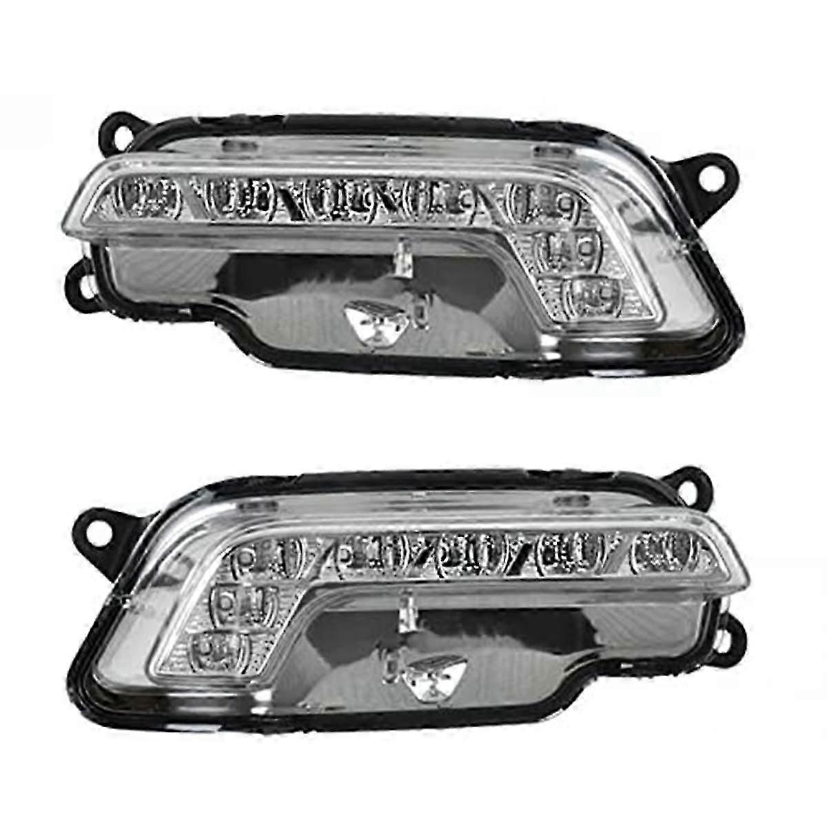 Led Daytime Running Lights Drl Lower Bumper Grille For W212 E300 E350 E500 2009-2013,left And Right
