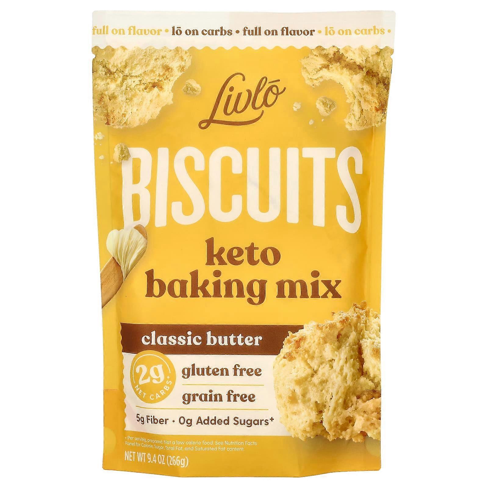 Biscuits, Keto Baking Mix, Classic Butter, 9.4 oz (266 g)