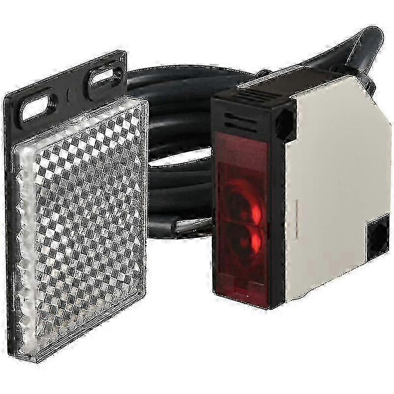 Interrupteur photoélectrique E3JK-R4M1, 12-24 Vdc, rétroréfléchissant, distance de détection de 4m