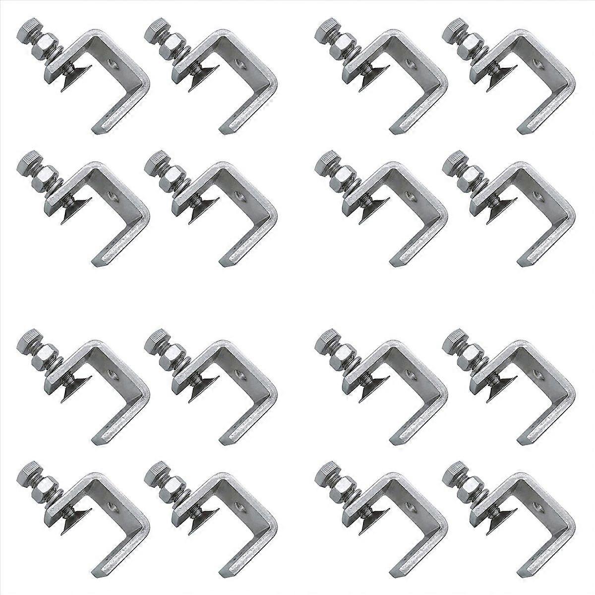 4PCS Stainless Steel C Clamp Clamp Tools for Welding/Carpenter