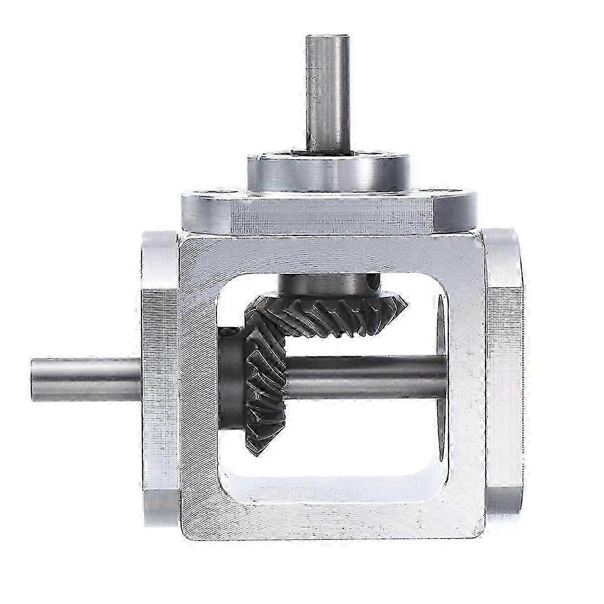25-26 Single Output Right-Angle Gear-Box featuring 90 Degree Bevel Gear with 20 Teeth and 1:1 Ratio
