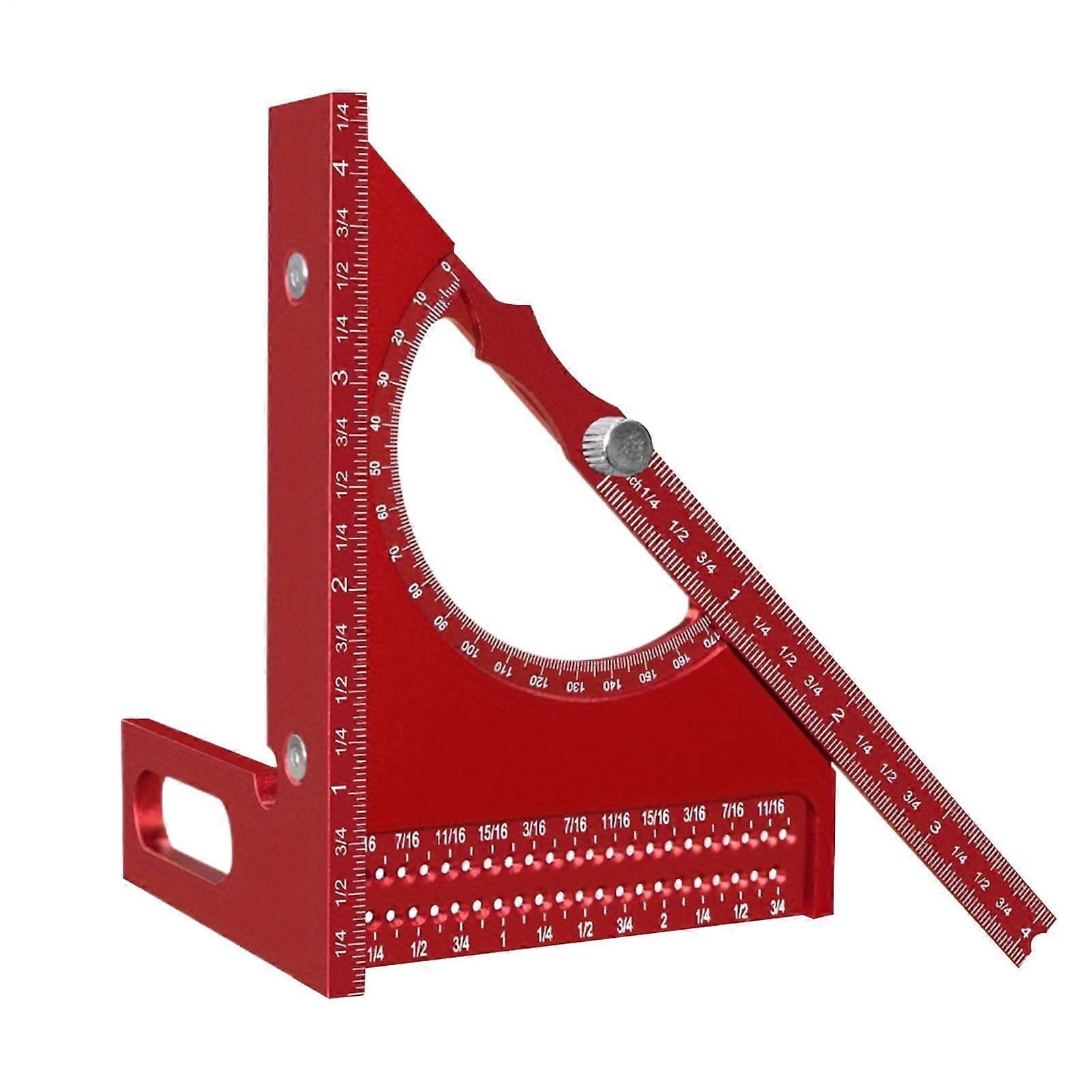 3D Angle Measurement Protractor Multi Purpose Non Slip Precision Marking Gauge  Performance Layout Tool For Rafters