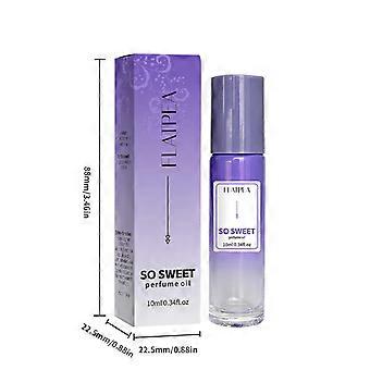 Purple gradient rollerball 10ml10ml New  women's perfume purple gradient high-end perfume without alcohol formula fresh and natural
