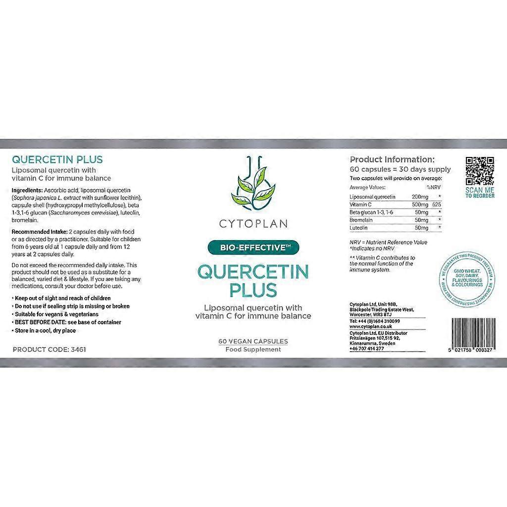 Cytoplan Quercetin Plus Capsules 60