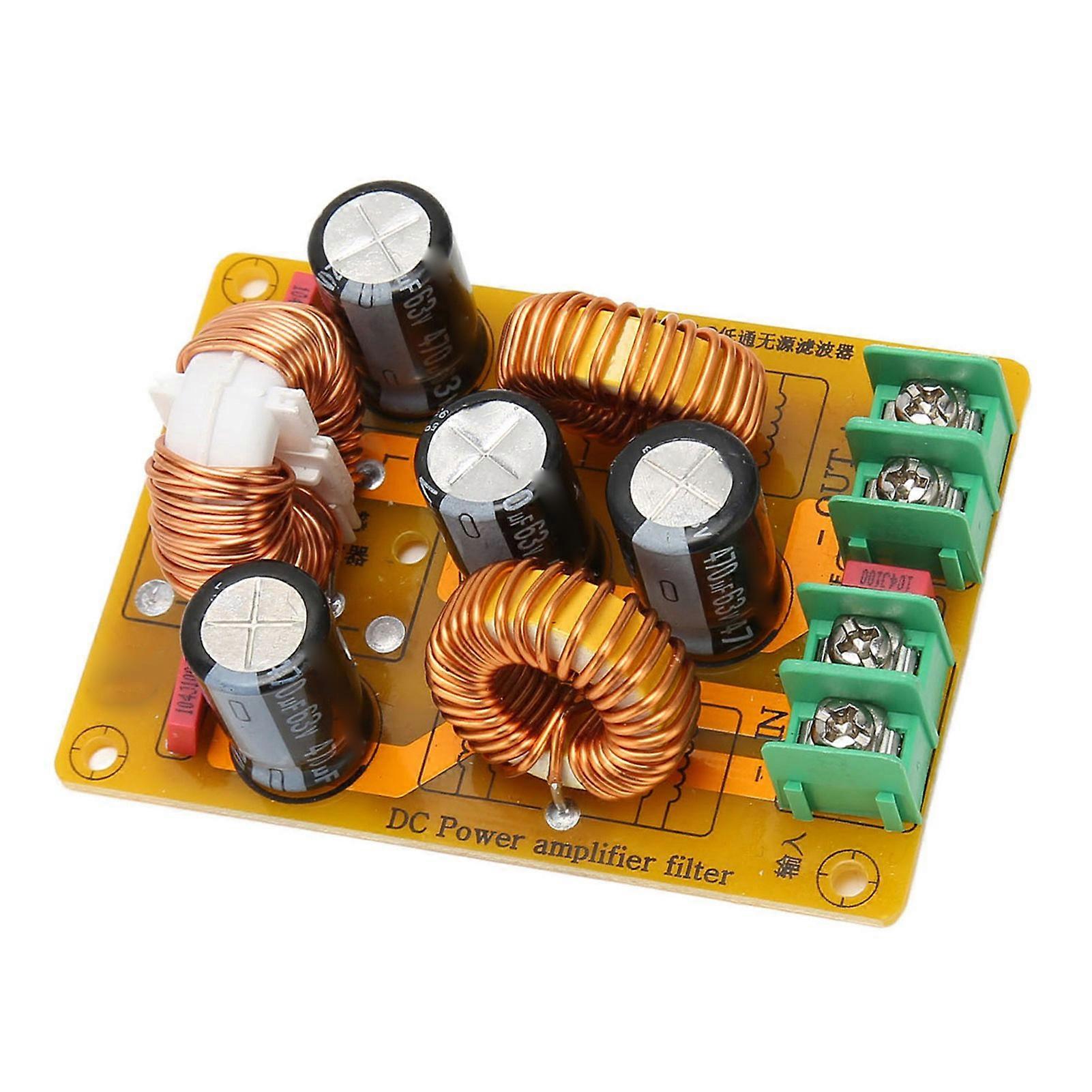 DC LC Filter EMI EMC Automotive Sound High Frequency Filter Power Supply Filtering Finished Board 4A 