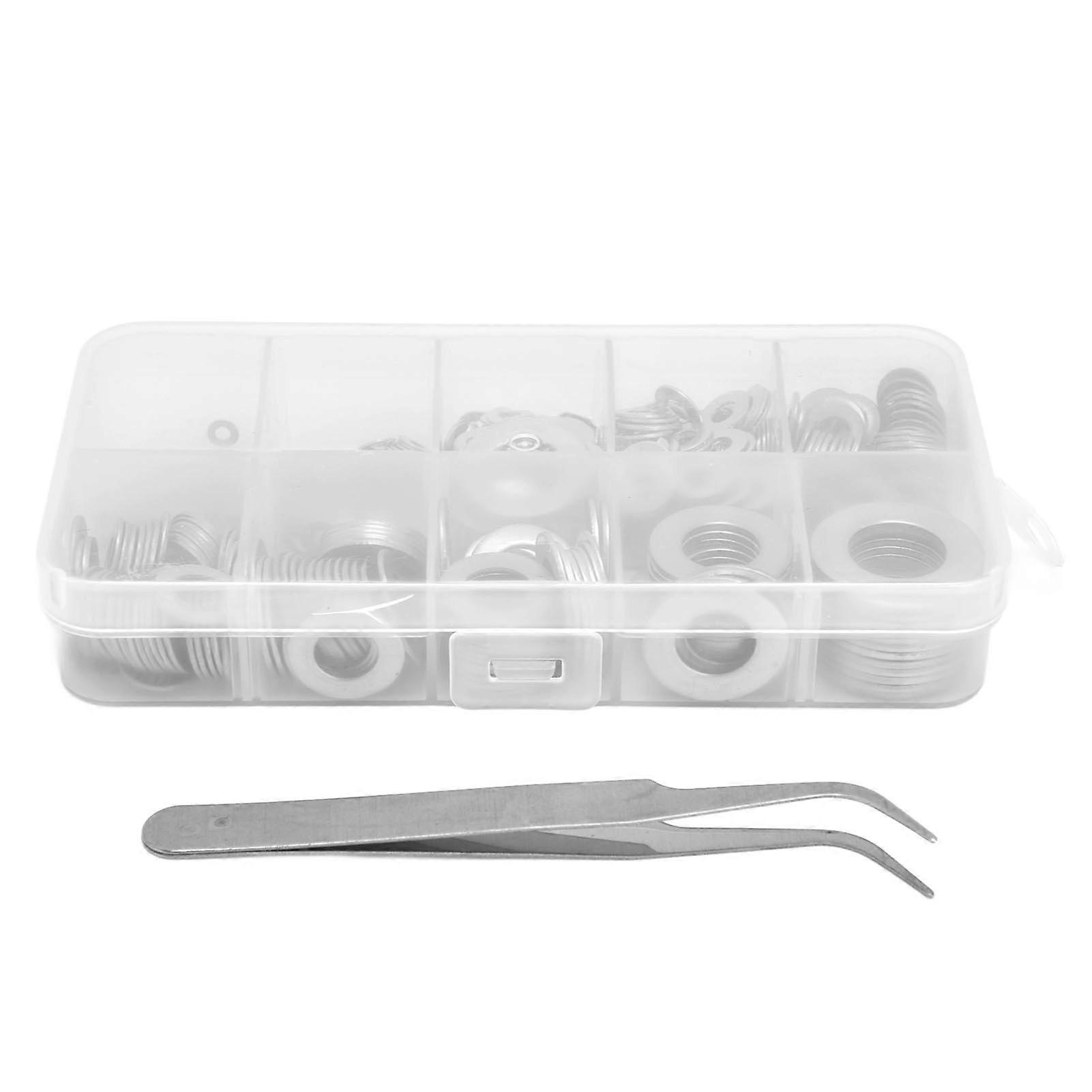 684Pcs Washer Flat 304 Stainless Steel Assortment Accessory Replacement for Maintenance