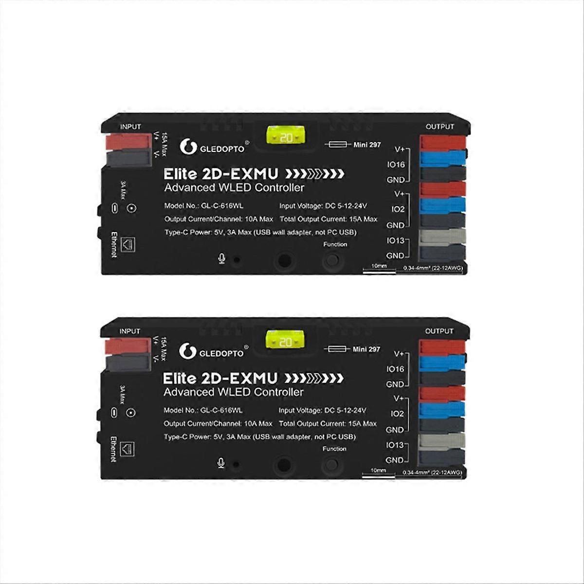  Elite ESP32 WLED LED Controller Reactive Energy Save Relay