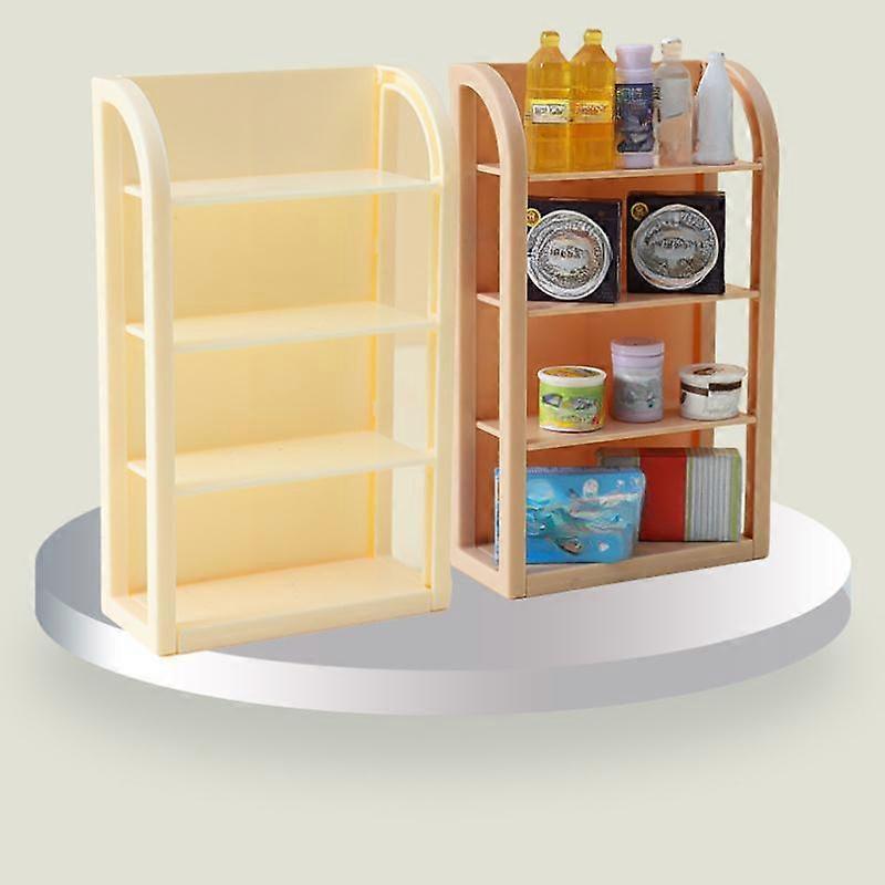 1pc Contemporary Miniature Display Shelf Model Decor, Plastic Display Stands for Miniatures - Power-Free Use