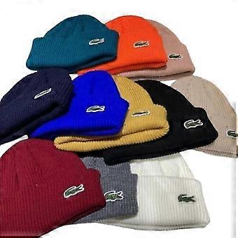 Men's Women's Lacoste2 Knitted Hats Beanie Hat Winter Warm Outdoor Hat