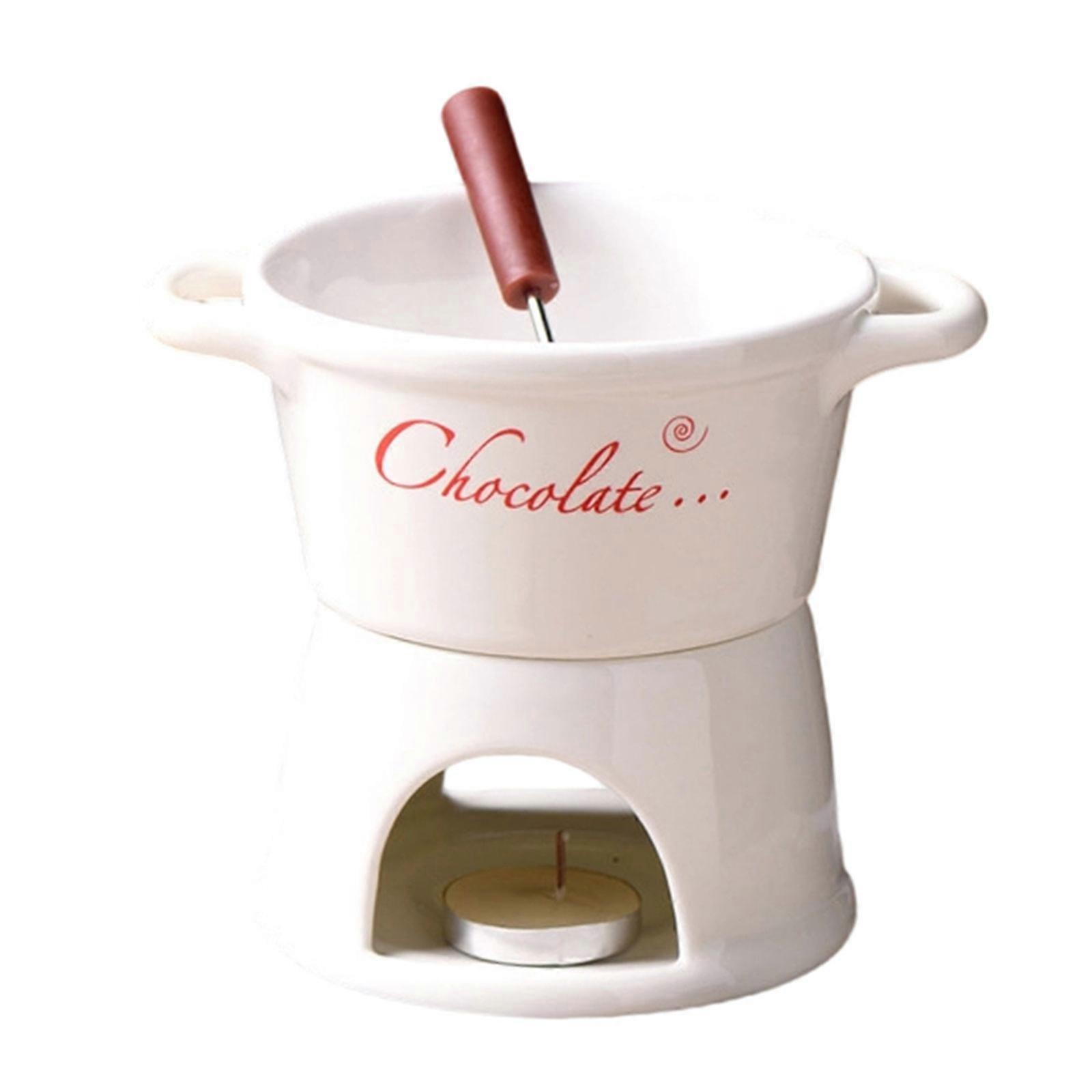 Ceramic Melting Pot For Chocolate Butter Caramel Perfect For Family Event Microwave Safe Kitchenwares Multicolor