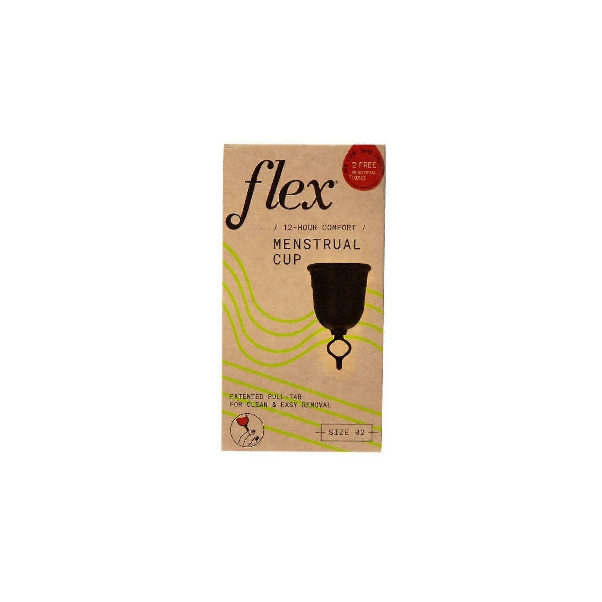 Flex Menstrual Cup Full Fit + 2 Free Fragrance Free Menstrual Discs, 1 Ea