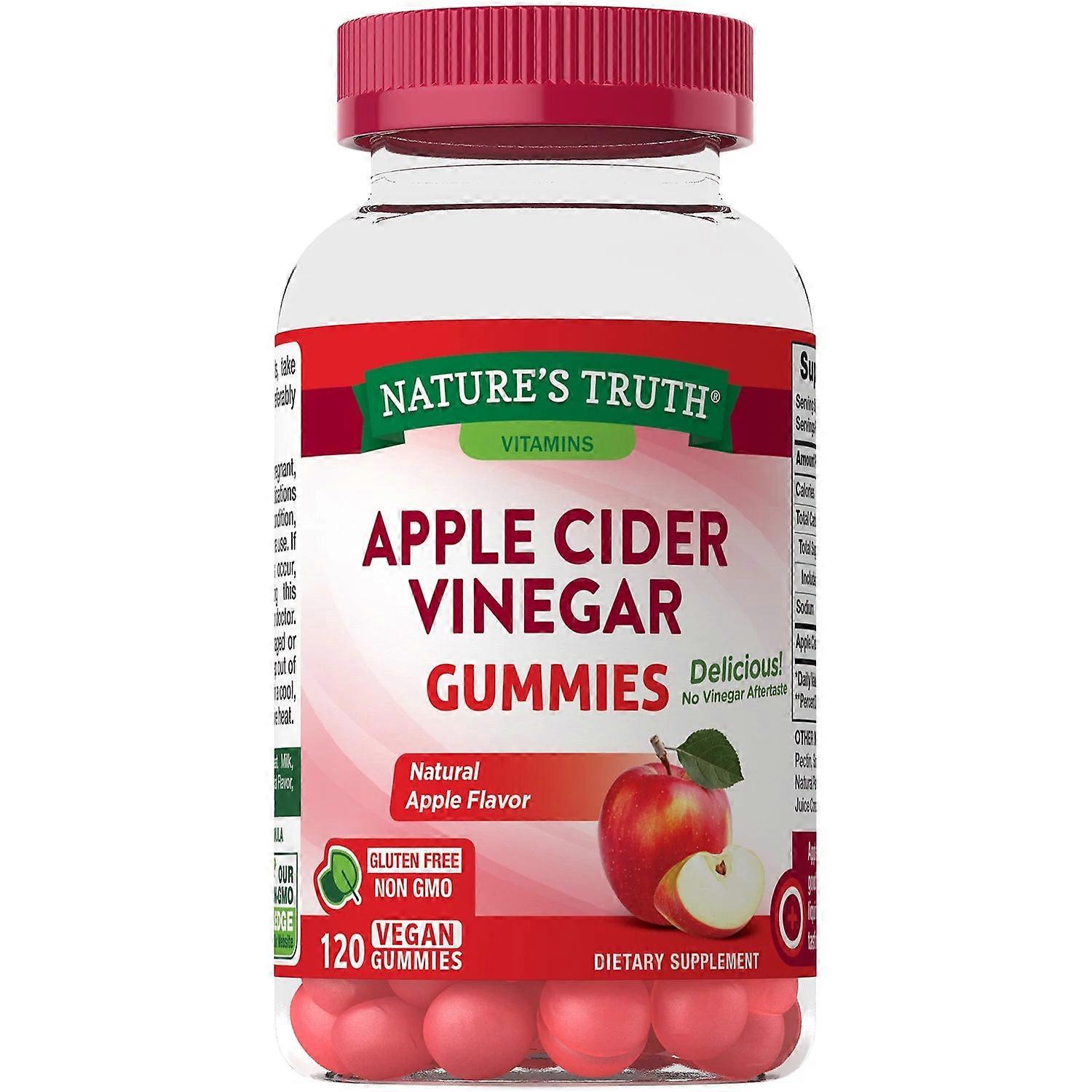 Nature's Truth Apple Cider Vinegar Gummies, 120 Ea