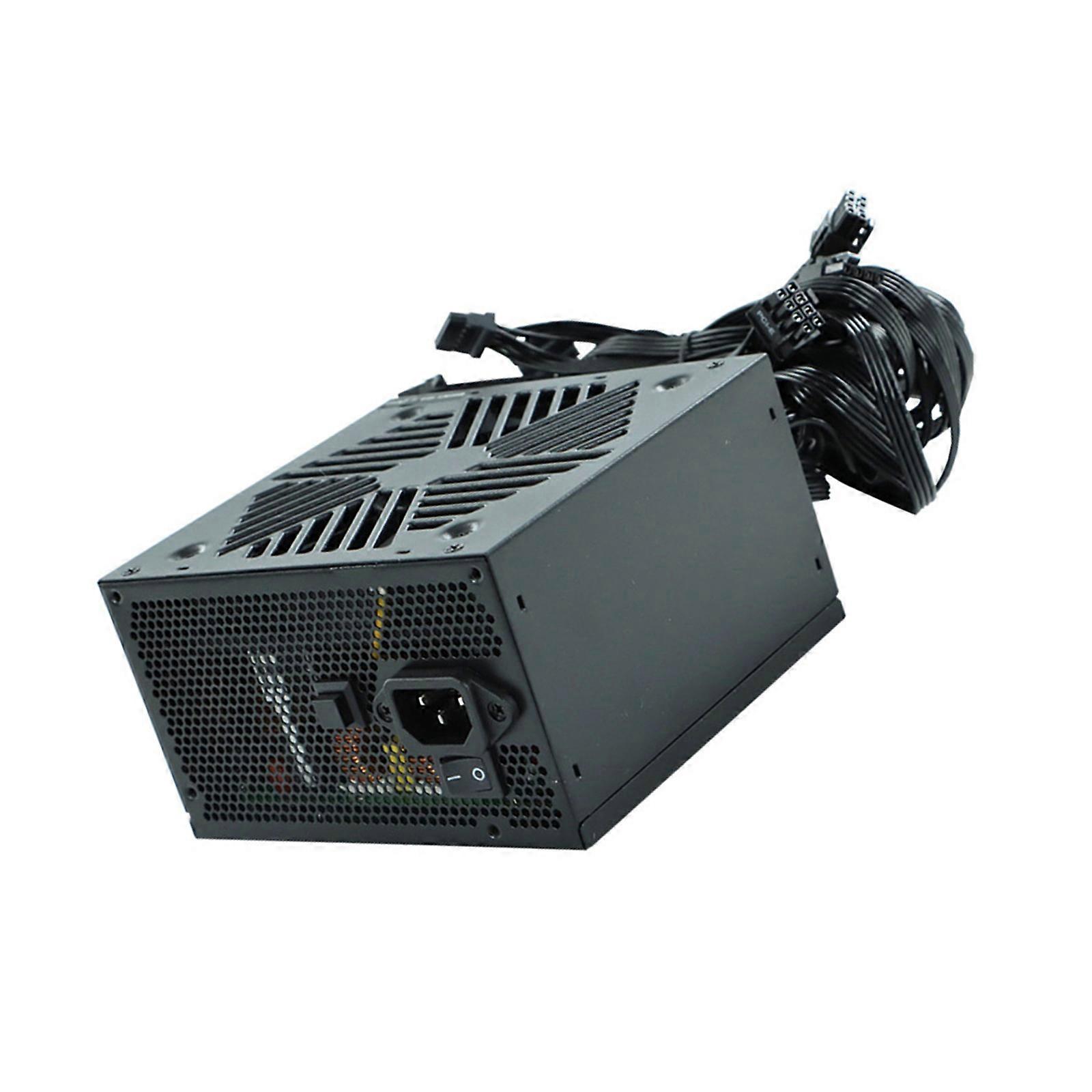 Grafikkarte 180–240 V 1000 W Mining-Netzteil, Mining-Netzteil für PC-Desktop-Computer, Energiesparzubehör, mehrfarbig