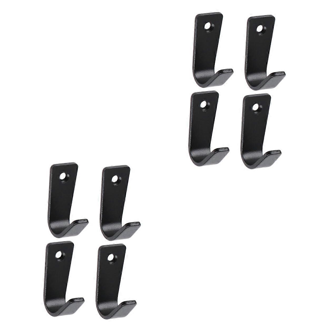 8pcs Stainless Steel Wall Hooks Space Saving for Door, Bathroom, Kitchen, Coat and Ceiling