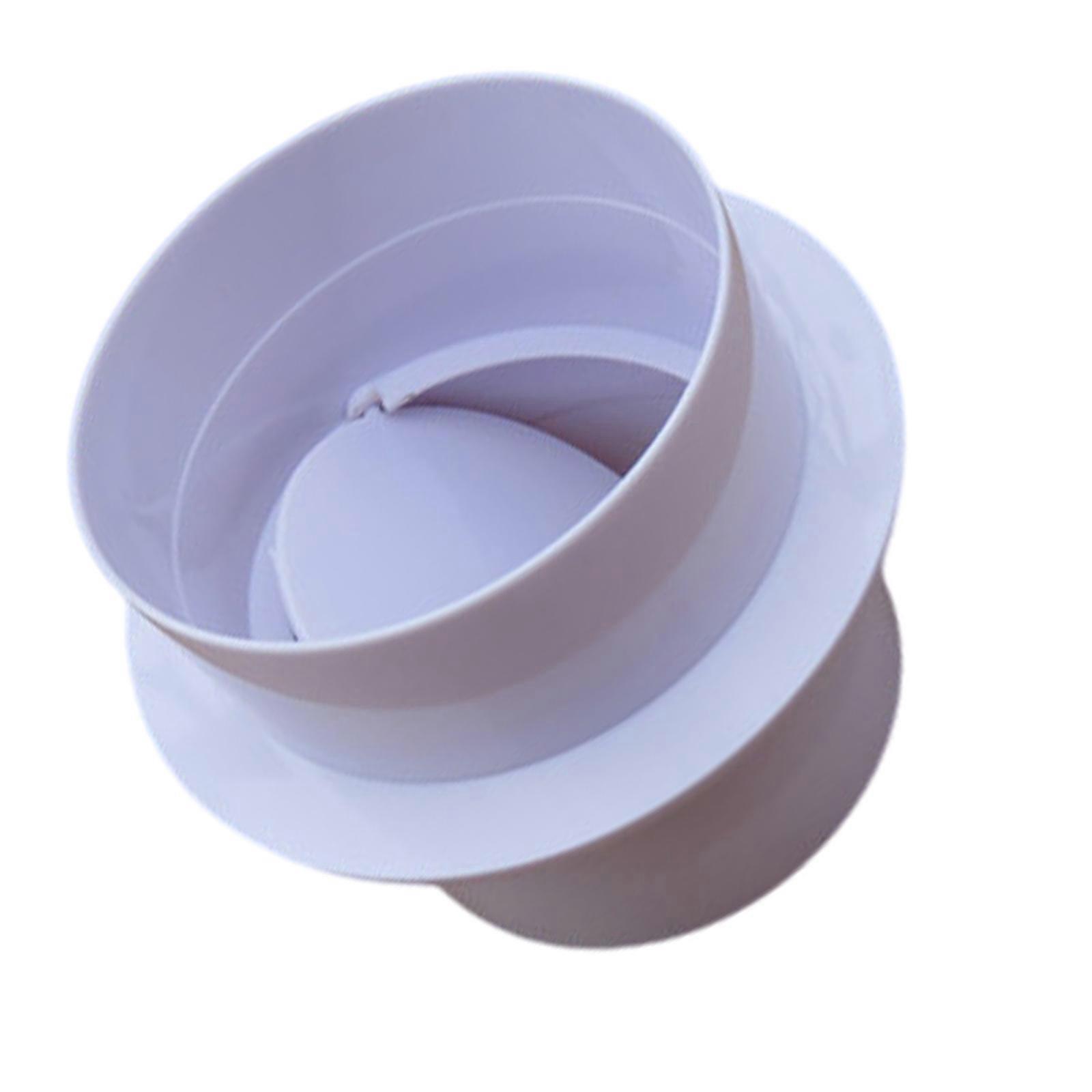 Clapet anti-retour rond pour conduit de ventilation, en plastique, pour cuisine et salle de bain, multicolore