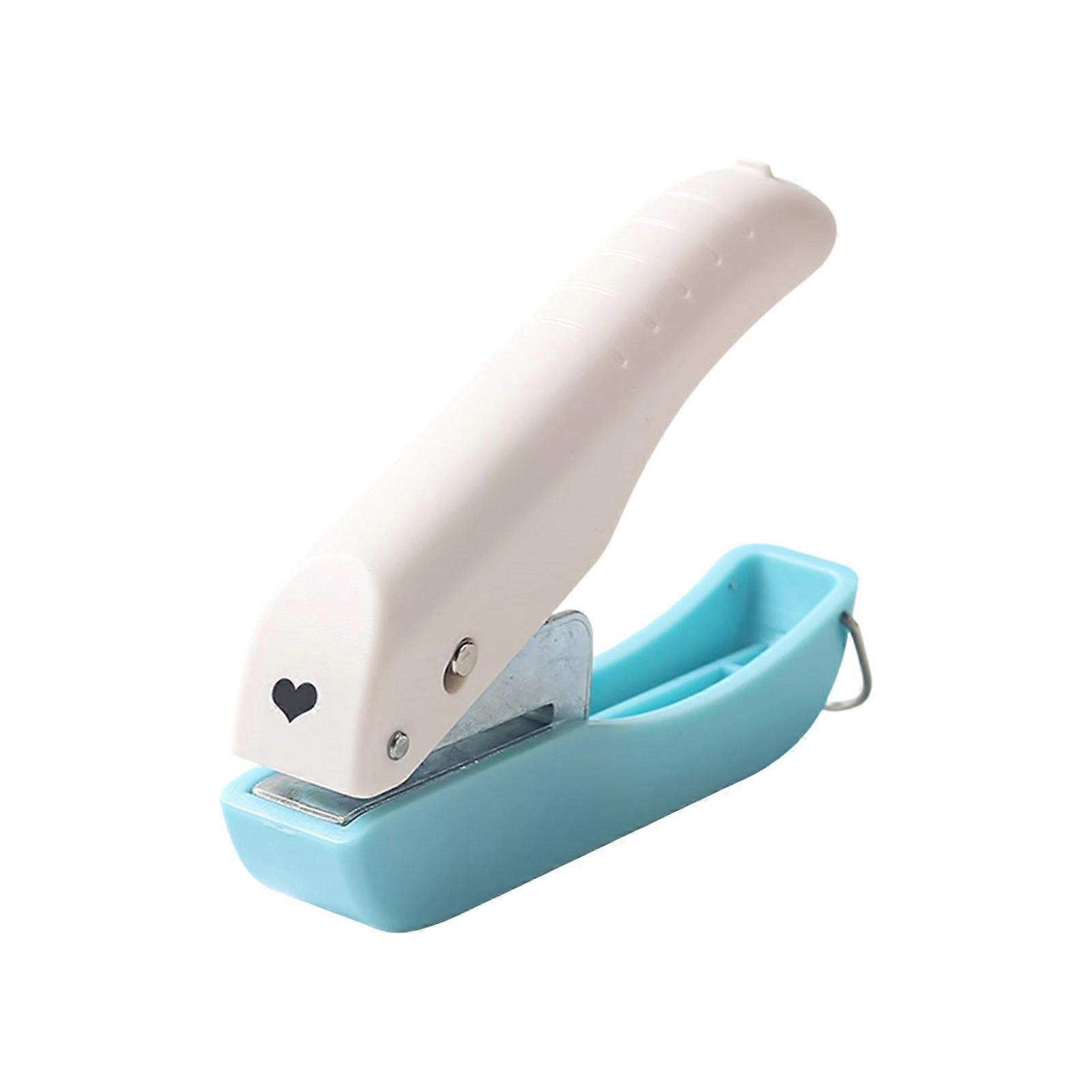 Ergonomic Desktop Hole Hit For Paper Crafting With Strengthened Accuracy And Thin Plastic Body For Easy Carrying Multicolor