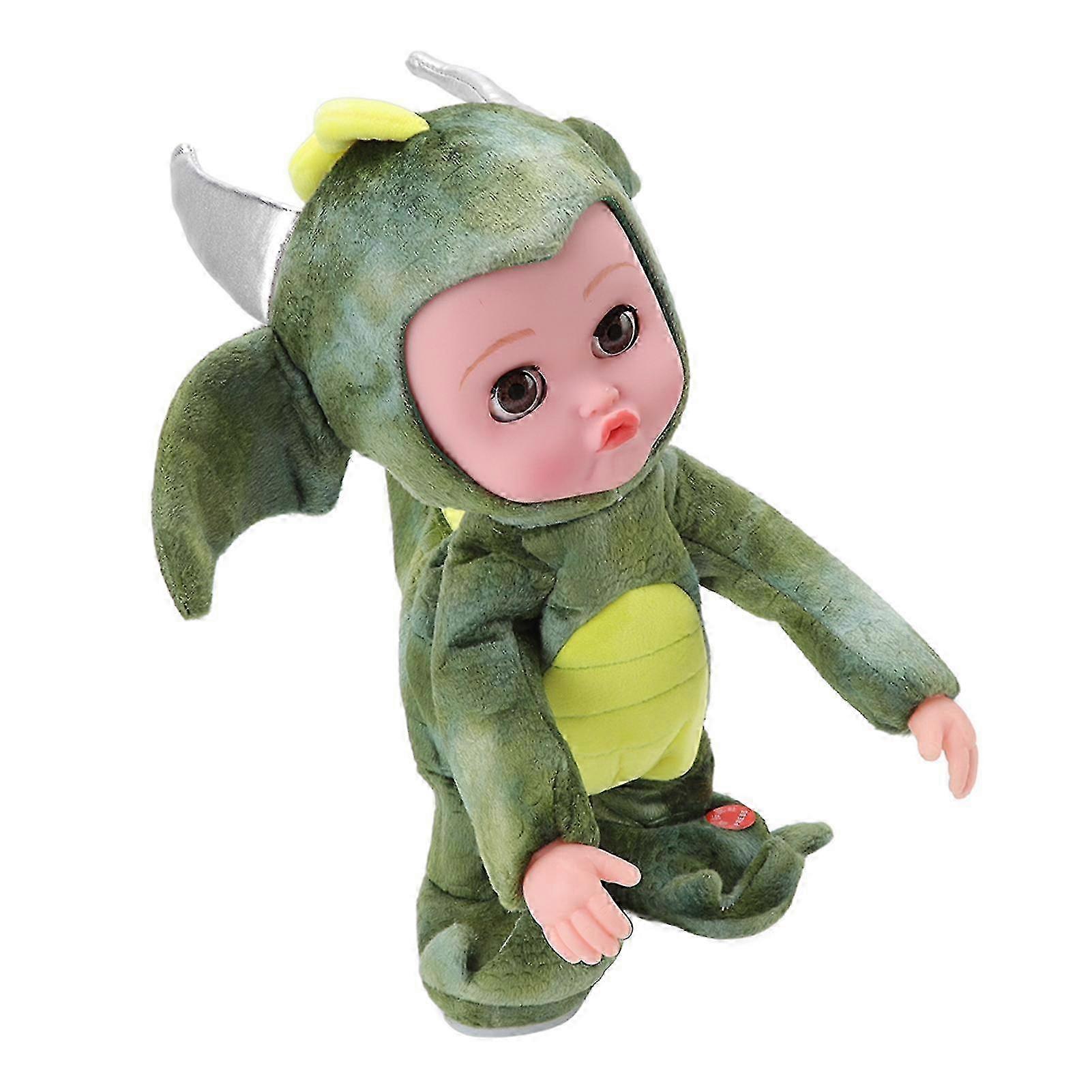 Dinosaur Baby Doll Mobile Singing Tail Wagging Soft Plastic Simulation Electric
