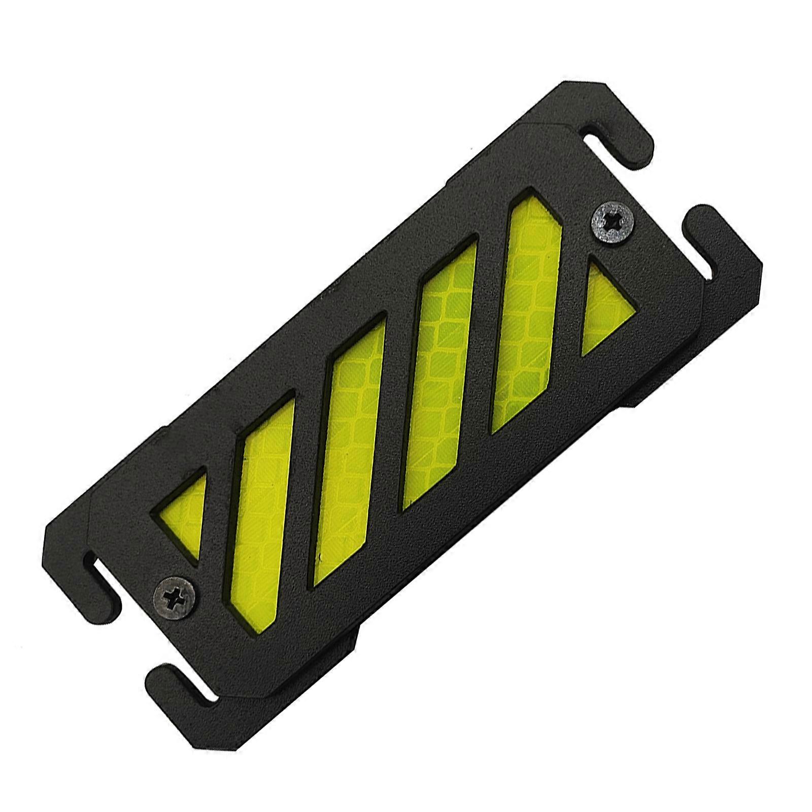 Night Glow And Reflective Safety Patches Suitable For Backpacks Hat And Jackets Nighttime Commuters Enhanced Visibility Multicolor