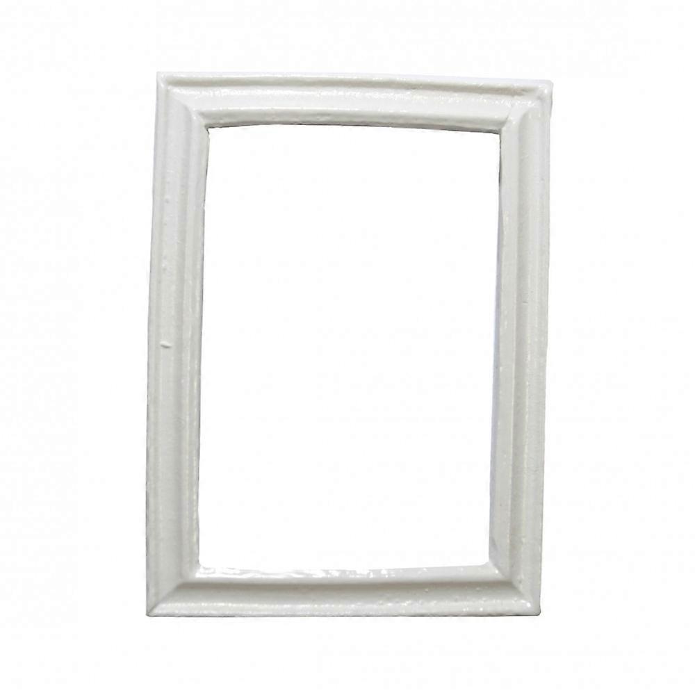 Dolls House Modern Empty White Picture Frame Small 1:12 Accessoire miniature