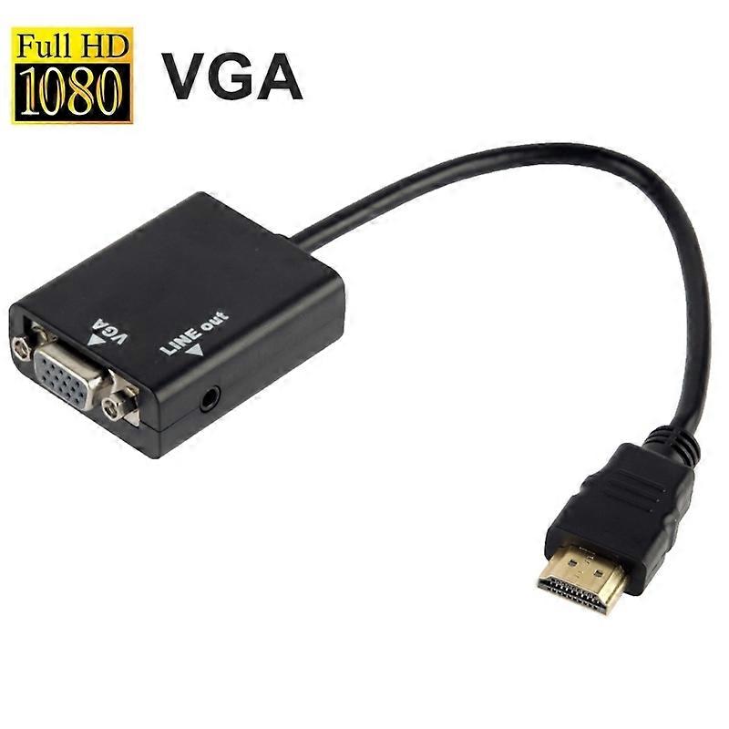 26cm HDMI to VGA + Audio Output Video Conversion Cable