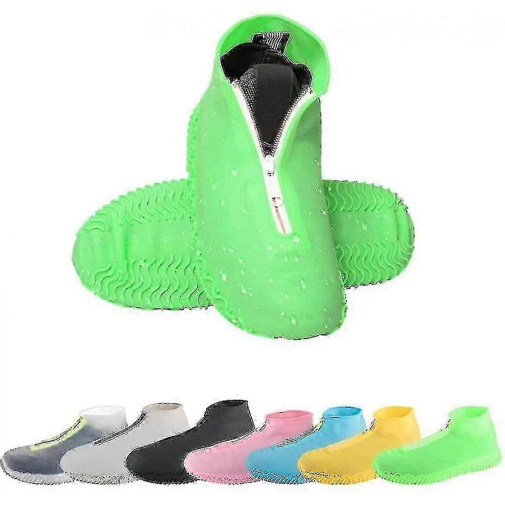 כיסויי נעלי גשם מסיליקון לגברים ולנשים - הנעלה קלת משקל עמידה למים