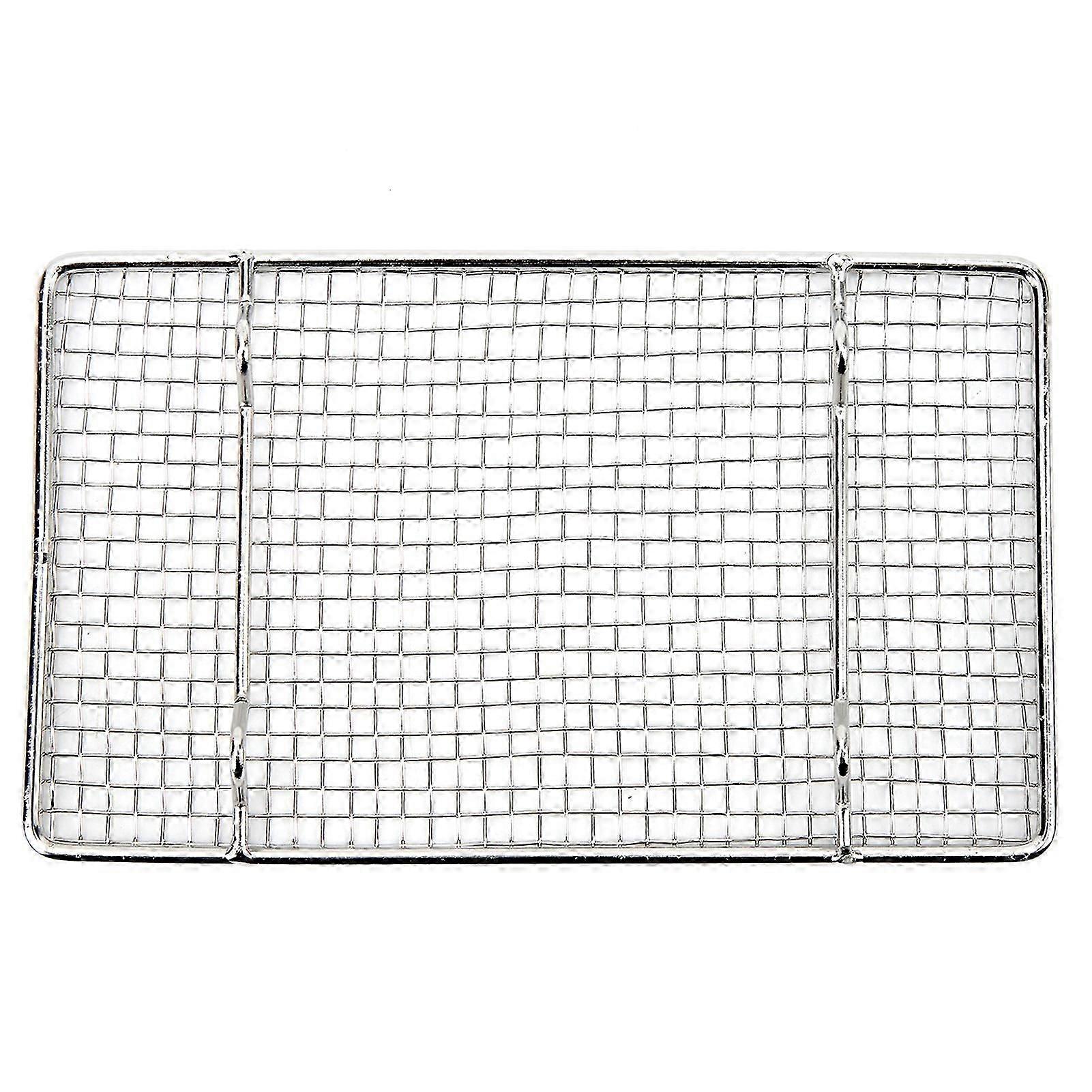 Grill Grate Dishwasher Safe Rectangular Rust Proof Stainless Steel Grill Mesh Rack for Barbecue Baking
