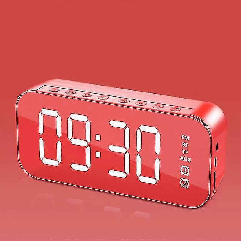 LED digital alarm clock, Azultooth speaker, bedside table illuminated electronic music box