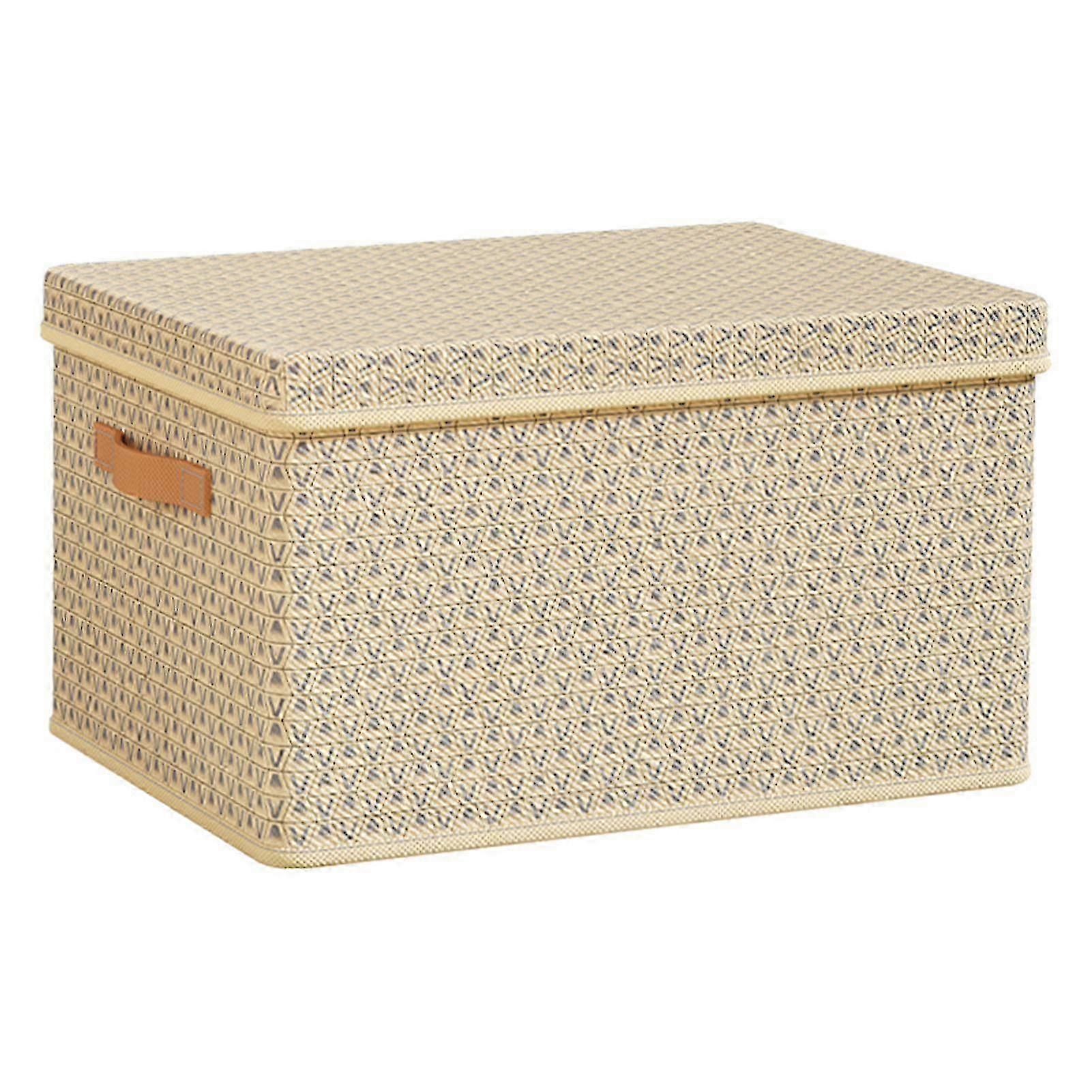 Foldable Fabric Storage Baskets With Handles Organizing Boxes 25-26