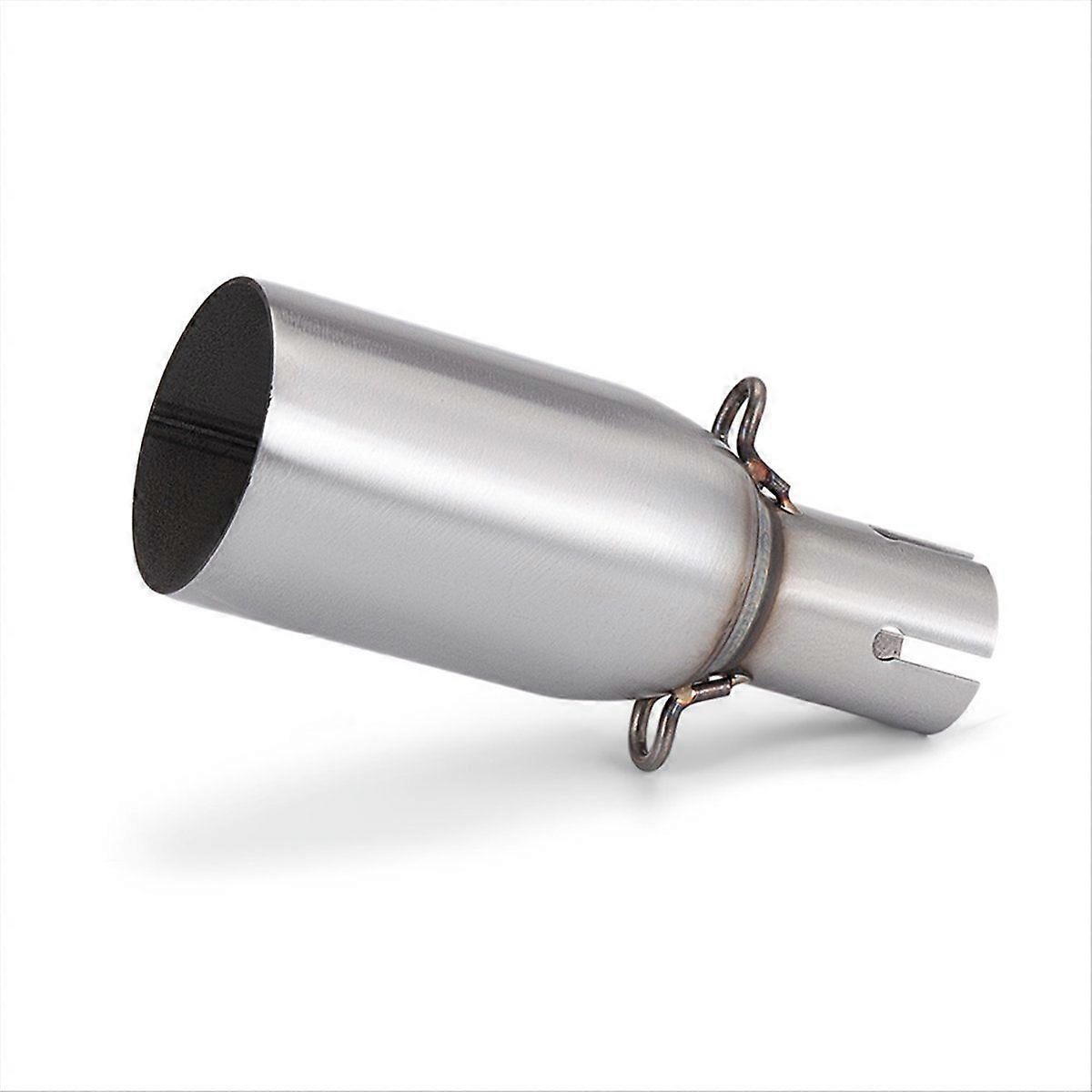 Motorcycle Modified Exhaust Pipe, Suitable for 40/42/45mm Adapter, to 51mm Middle Link Pipe, Non-Des