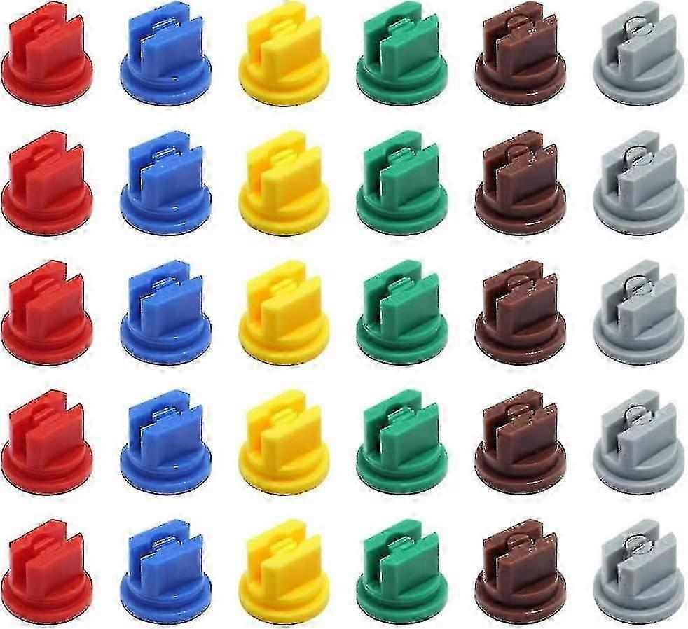Assorted Spray Nozzle Tips - Flat Fan Shape, High Pressure for Knapsack Spraying and Weed Control