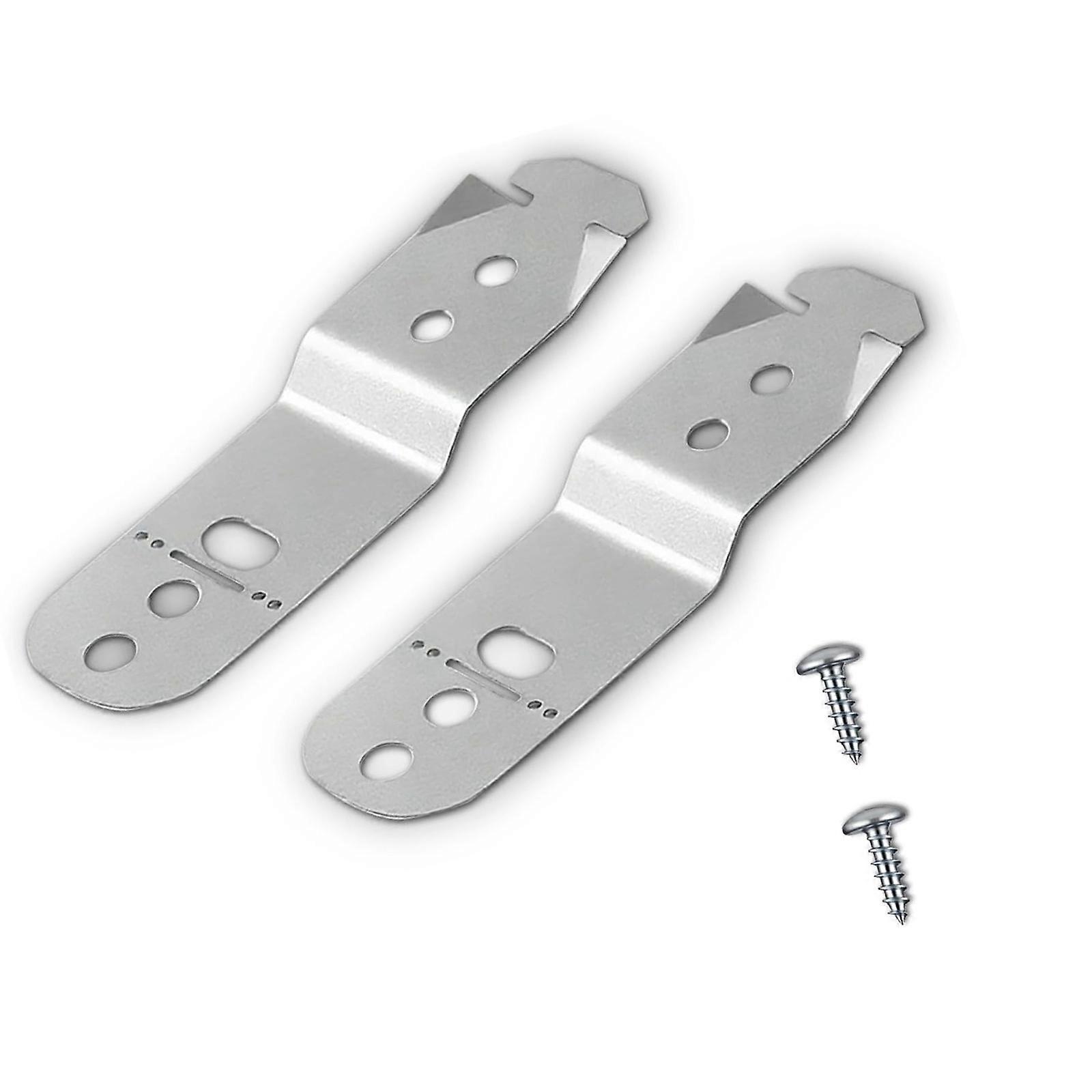 2Pieces Dishwasher Installation Clamp Replacement Set Universal Fit Mounting Brackets Suitable for Multiple Brands Multicolor