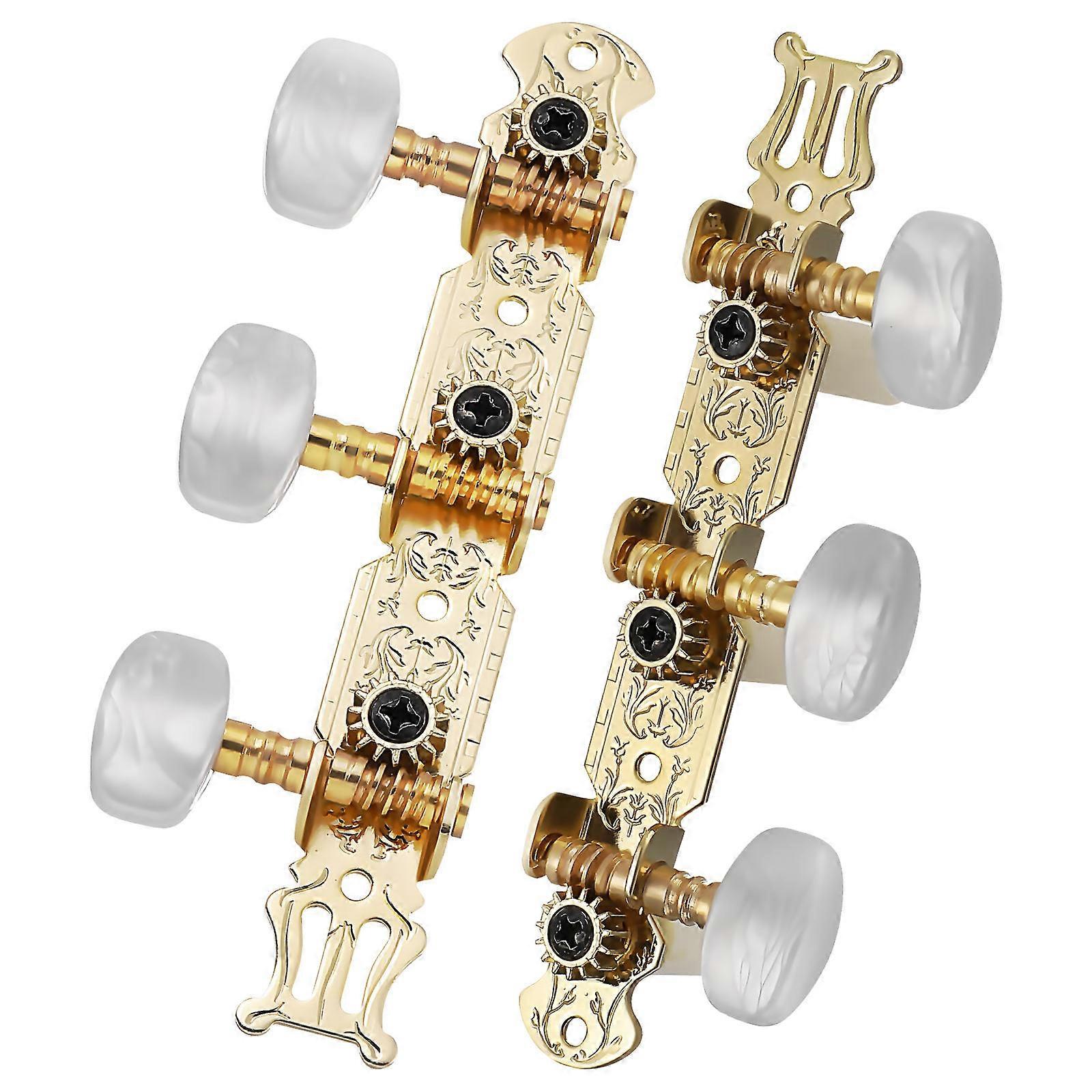 Acoustic Guitar Tuning Keys 1 Set Guitar Accessories Vintage Style Stable Tuning Multi Color