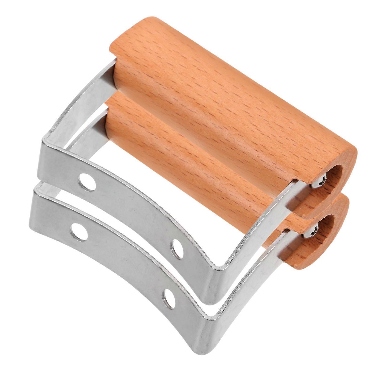 Universal Wooden Pot Handles Replacement for Cooking Pan 2Pcs Grip