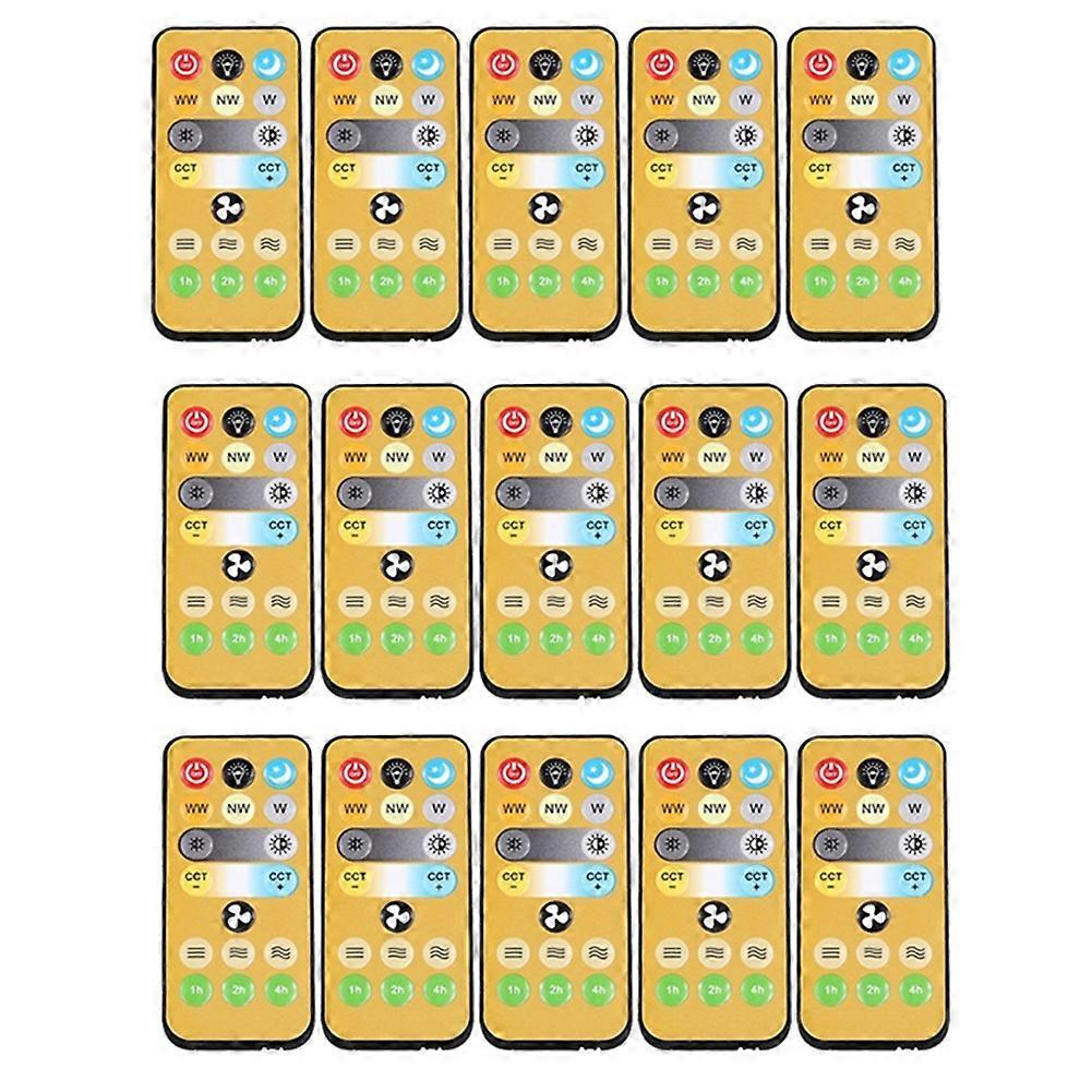 15pcs Wireless Switches 3-Speed Timing Remote Control for E27 Ceiling Fan Light 1-4h Timing Remote Control