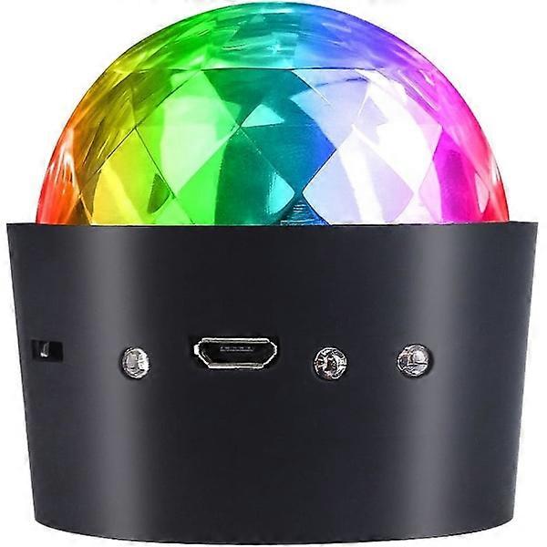 Mini Disco Lamp, Sound Activated Multi-Colored Battery Powered, ZQKLA