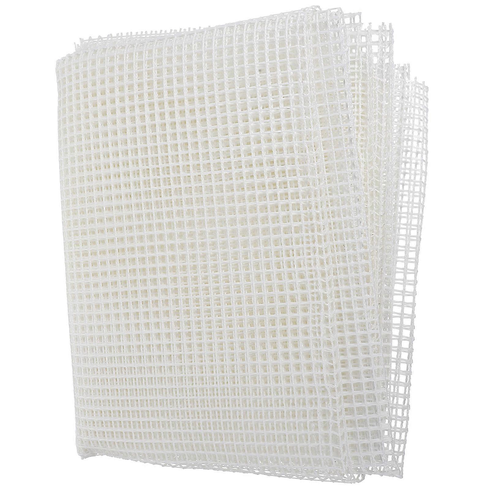 Blank Rug Hooking Mesh DIY Tapestry Craft Sheet 1 Set White