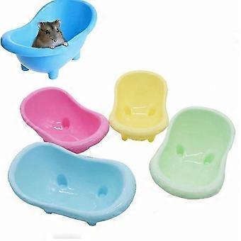 Luxora Premium Hamsterbad Minibad Huisdierbad Badkamer Badkamer 4-delige Behuizing