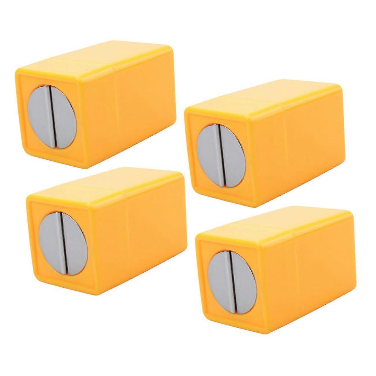 4pcs Razor Blade Disposal Box Sharps Container for Barber  and Home Durable RustResistant Design